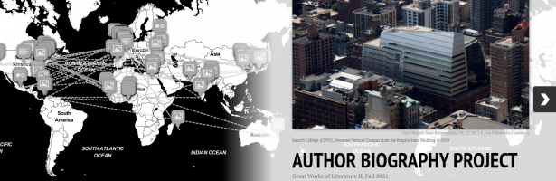 StoryMapJS Author Biography Project